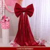 Decoração de Quarto de Casamento Casamento Nova Casa Casamento da Noiva Banquete de Noivado Laço Extra Grande Fundo de Atmosfera Conjunto de Decoração para Influenciadores