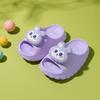 Pantuflas para Niños, Pantuflas de Verano de Dibujos Animados Lindas para Bebés con Lazos, Pantuflas de Interior de Suela Blanda para Niños Pequeños y Medianos, Elásticas y Duraderas para Casa