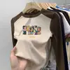 Camiseta Interior Térmica de Forro Polar para Niñas, Manga Larga Raglán, Cálida para Otoño Invierno, Casual, Tallas Mediana y Grande para Niños, Cuello Redondo, Camiseta Superior Cepillada