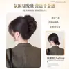 Peluca de Cola de Caballo con Pinza para el Cabello, Peluca de Moño, Postizo Esponjoso para Volumen, Herramienta de Peinado Estilo Antiguo, Anillo para el Cabello de Peluca