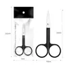 En Stock Tijeras de Belleza Curvas de Acero Inoxidable Cuidadosamente Seleccionadas, Tijeras para Cutícula, Tijeras para Vello Nasal, Tijeras para Cinta de Doble Parpado, Tijeras para Recortar Cejas