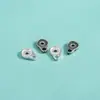 Cuentas Espaciadoras Doble Anillo de Plata de Ley 925 Estilo Xizang Pulsera Collar Clip Contador Conector Accesorios para Pulsera de Cuerda Hecha a Mano DIY