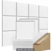 Paneles Absorbentes de Sonido de Fibra de Poliéster de 12 Piezas Transfronterizos, Sustitutos de Tablero de Corcho, Absorción de Sonido y Reducción de Ruido para Oficina, Venta al por Mayor de Fabricantes