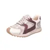 Zapatos Originales de Cuero Forrest Gump para Mujer, Nuevos Zapatos de Cordones Versátiles con Bloques de Color para Primavera y Otoño con Forro de Felpa y Suelas Gruesas, Zapatos Deportivos Casuales