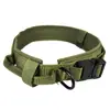 Correa para Perro de Nylon Collar Táctico de Entrenamiento Collar Militar para Perro Correa para Perro Mascota Hebilla Militar Perro Grande Anti-Pérdida Anti-Escape