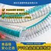 Manguera Transparente de PVC de Grado Alimenticio con Espiral de Acero Reforzado, Resistente a la Presión, para Entrega de Alimentos y Bebidas, y para Transportar Agua Potable