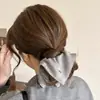 Pañuelo Cuadrado Pequeño Floral para el Cabello, Cuerda para el Cabello Estilo Girly, Goma para el Cabello de Chica Dulce, Nuevo Estilo 2025 Accesorio para el Cabello, Estilo Perezoso