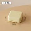 Organizador de pastillas portátil, un recipiente sellado para almacenar y dispensar medicamentos, perfecto para llevar pastillas contigo durante toda la semana, con compartimentos para cada día de la semana y para tres comidas al día
