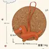 Colgante de Perro Dachshund Lindo y Peculiar, Encanto de Bolso de Cachorro de Cuero, Llavero de Pareja, Decoración de Coche, Juguete para Mochila, Fresco y Dulce