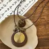 Colar Pingente Minimalista Gota d'Água para Mulheres, Corrente Longa para Suéter Outono e Inverno, Acessório Versátil Casual de Luxo Leve