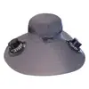 Sombrero con Ventilador Solar para Hombre USB Verano Exterior Montañismo Pesca Protección Solar Anti-Ultravioleta Sombrero de Pescador