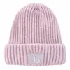 Gorro de Tricô Grosso para Outono e Inverno, Caimento Solto, Quente, Aba Larga, Gorro Slouchy, Tamanho G, Faz o Rosto Parecer Menor, Tricotado, Circunferência da Cabeça Grande