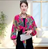 Xale de Gelo de Seda Chiffon de Verão com Proteção Solar Bolha, Estiloso e Emagrecedor, Roupa Versátil de Proteção Solar, Jaqueta de Estilo Nacional de Alta Qualidade e Elegante