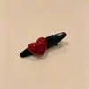 Pinza para el pelo de estampado de leopardo para mujer, estilo nuevo, para flequillo y cabellos sueltos, pinza lateral invisible estilo coreano, accesorio para el cabello