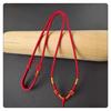 Cordão de Pescoço para Pendurar DIY Fivela de Segurança Cordão Colar Pingente de Jade Corda Tecida à Mão Ajustável Corda Pura Feita à Mão para Mulheres