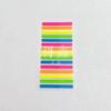 Pet Post-it Notes Fluorescente Japonês e Coreano Tira Fina Índice Pasta Dobrável Página n Notas de Leitura Notas de Leitura Etiqueta Pasta