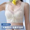 Nuevo sujetador de encaje estilo francés con espalda hermosa, push-up, sin aros de acero, ropa interior de seda helada de una pieza sin costuras, chaleco fino para mujer para envolver el pecho