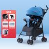 Cochecito de bebé que se puede sentar y acostar, Ultraligero, Portátil, Sencillo, Cochecito tipo sombrilla para bebé con absorción de impactos, Plegable, Cochecito para niños