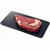 Placa de descongelación rápida de aluminio 9 veces para carne de res, alimentos congelados, carne, venta caliente transfronteriza de Amazon, fabricante