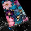 Funda para Teléfono Floral Estilo Pintura al Óleo Chapada en Oro Más Vendida de Lazada Samsung S26Ultra Cubierta Protectora Anticaídas
