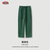 BE hombres 2025 otoño e invierno Europa y Estados Unidos marca de moda网红 neutro transfronterizo deportivo lavado retro pantalones rectos con forro polar hombres