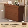 Mostrador de caja, mostrador de bar de tienda pequeña, simple y moderno, gabinete de caja registradora conveniente para restaurantes, mostrador de recepción de tienda de ropa para mujer