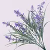 Flores Artificiales en Stock: Lavanda, Eucalipto, Hierba de Primavera, Flores Secas Violetas para Decoración del Hogar, Arreglos Florales y Paisajismo