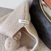 Touca/Boniu ~ Lã Loop 100% lã Bola Balaclava Rosto Feminino Pequeno Quente Chapéu Tricotado