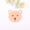 Accesorios de horquilla para el cabello, accesorios de ropa, calcomanías decorativas, nuevas calcomanías de tela bordadas decorativas grandes con cabeza de oso de malla.