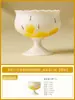 Taza de té de cerámica pintada a mano con base alta, diseño de pera Shunshun, para té Kung Fu, recipiente personal de taza única para té