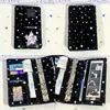 Cuaderno de hojas sueltas A6 estilo coreano nuevo de estrella negra cuidadosamente seleccionado, diario portátil de alto valor estético
