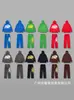 Sudadera con capucha de forro polar y espuma estilo Synaworld American Drill High Street Hip-Hop Pantalones Deportivos de Moda para Hombre