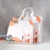 Bolsa No Tejida Laminada Personalizada Engrosada Nueva Empaque de Ropa Compras Regalo Tienda de Ropa para Mujer Bolso de Mano Personalizado