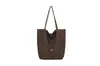 Bolso Cruzado de Hombro con Estampado de Leopardo de Doble Cara, Bolso de Compras Casual Estilo Perezoso, Gran Capacidad, Elegante Bolso Tote Europeo y Americano, Versátil