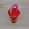 Taza de paja de una sola capa de PS directa de fábrica con tapa, tetera de plástico para niños, taza para bebidas de frutas, se puede imprimir LOGOTIPO