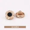 Botones para Camisa con Punto de Aceite en Forma de Flor, Botones de Metal, Botones para Camisa, Botones Tejidos para Suéter, Accesorios de Ropa Jinda