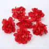 Flores Artificiales para Bodas, Serie Roja Materiales DIY, Flores de Rosa, Peonías, Hortensias, Flores Falsas con un Toque de Alta Gama y Realista