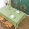Toalha de Mesa 2026 Novo Estilo Luxo Leve Toque de Alta Qualidade Impermeável à Prova de Óleo Sem Lavar Xadrez Mesa de Jantar Mesa de Café Tapete Protetor PVC Quarto