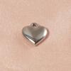 Nuevo estilo de personalidad simple de acero inoxidable sólido corazón corazón amor DIY colgante accesorios pulido y plasma