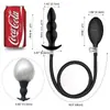 Plug Anal Inflável de Três Bolas e Cinco Bolas, Plug Anal Estendido, Expansor Anal para Fisting e Expansão Anal