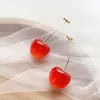 @Oferta Especial Brincos de Fruta Cereja Vermelha, Doces Elegantes, Versáteis Estilosos, Brincos com Design de Nicho da Moda