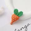 Nuevo color caramelo bordado rábano muñeco de algodón broche accesorios accesorios para ropa infantil accesorios para el cabello accesorios