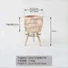 Maceta creativa tejida a mano, maceta nórdica, soporte para plantas estilo ins, soporte decorativo para macetas de interior, soporte de madera para plantas de balcón