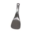Colher de arroz de aço inoxidável antiaderente colher de servir arroz de grau alimentício espátula de arroz doméstica criativa padrão martelado quadrado colher de arroz