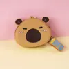 Cartera de Silicona de Capibara Llavero Infantil Bolsa de Almacenamiento Colgante Bolsa de Almacenamiento para Monedas