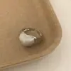 Anillo Ajustable Retro Europeo y Americano de Personalidad Exagerada con Goteo de Aceite de Corazón Grande para Mujer, Joyería de Diseño Simple de Nicho a la Moda