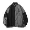 Chaqueta de Marca de Moda para Hombre, Nueva Chaqueta de Béisbol Holgada para Primavera y Otoño, Chaqueta Réplica Bordada de Moda Retro Americana para Niños