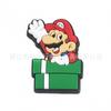 Novo Mario Super Mario Crocs Sapato Flor Acessórios Sapatos de Jardim Fivela de Sapato Acessórios de Sapato DIY Transfronteiriço