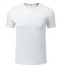 Camiseta de secado rápido con estampado de logo, tejido de malla, cuello redondo, manga corta, corte holgado para adolescentes, camiseta publicitaria cultural de color sólido para maratón