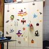Halloween abóbora sala de estar quarto corredor fundo decoração adesivos de parede removíveis adesivos de parede de janela de morcego